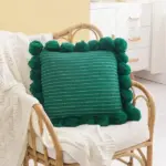 Homeko Pom Pom Pillow Cover
