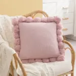 Homeko Pom Pom Pillow Cover