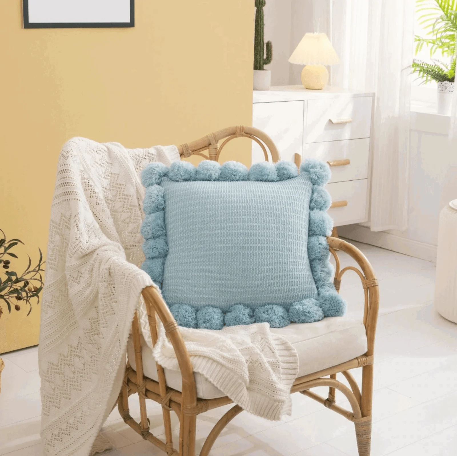 Homeko Pom Pom Pillows -