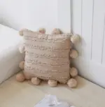 Homeko Pom Pom Tassel Pillow Covers