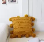 Homeko Pom Pom Tassel Pillow Covers