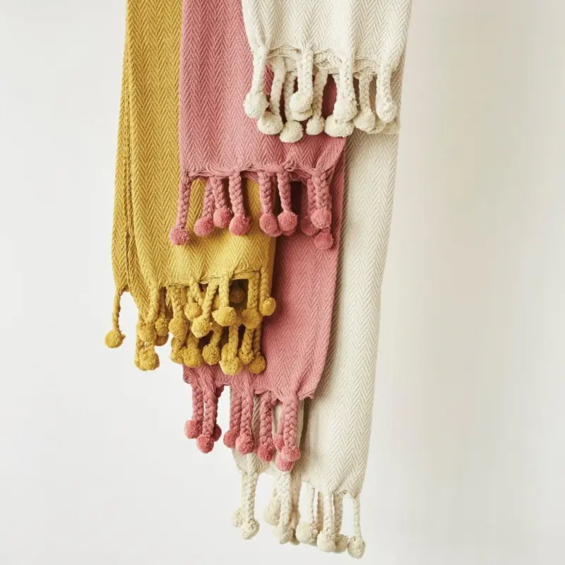 Homeko Pom Pom Throw