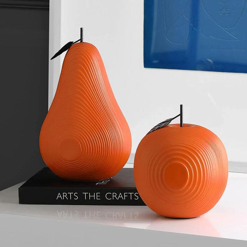 Homeko Pop of Color Fruit Statues -