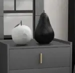Homeko Pop of Color Fruit Statues