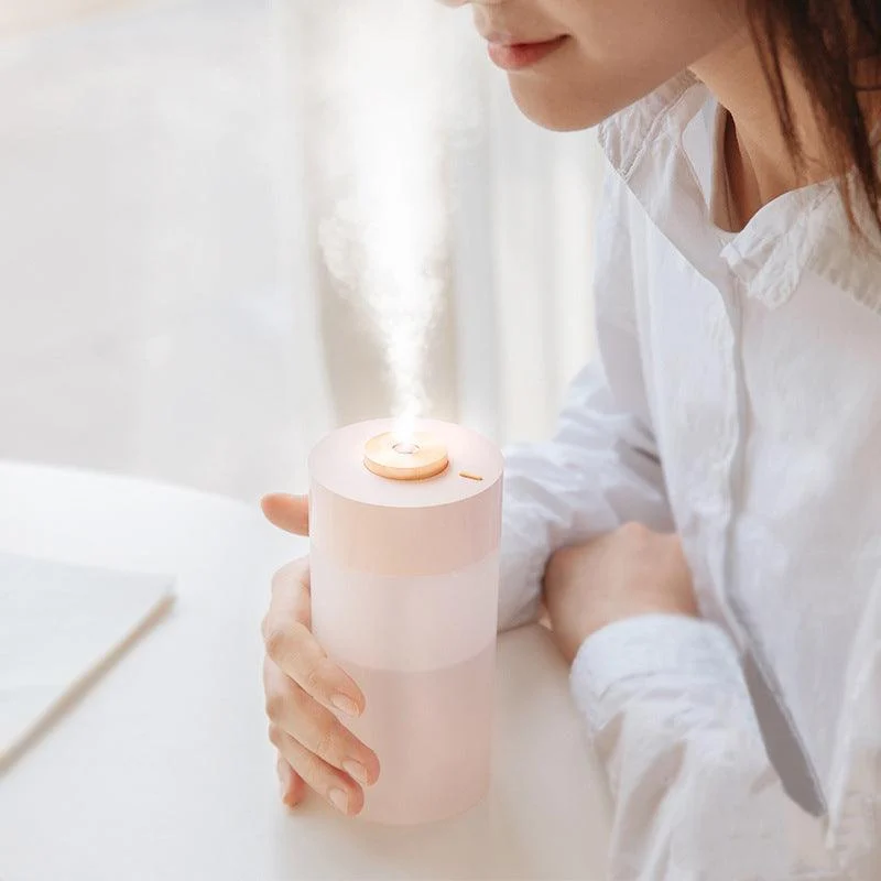 Homeko Portable Air Humidifier & Purifier with LED Light 350ml -