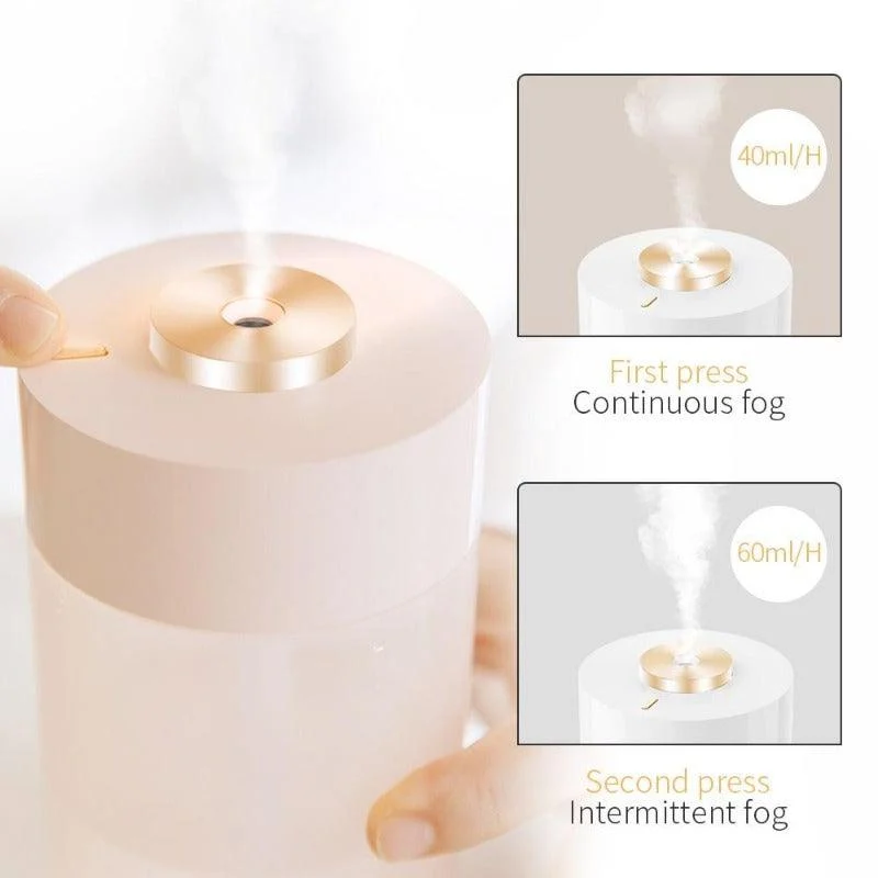 Homeko Portable Air Humidifier & Purifier with LED Light 350ml -