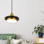 Homeko Postmodern LED Marble Disc Pendant Lights