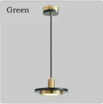 Homeko Postmodern LED Marble Disc Pendant Lights