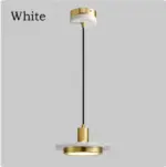Homeko Postmodern LED Marble Disc Pendant Lights