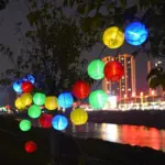 Homeko Powered Outdoor Lantern String Lights