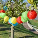 Homeko Powered Outdoor Lantern String Lights