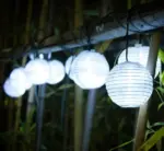 Homeko Powered Outdoor Lantern String Lights