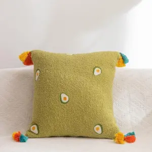 Homeko Prints Sherpa Pillows
