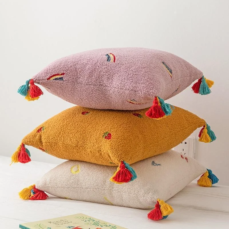 Homeko Prints Sherpa Pillows -