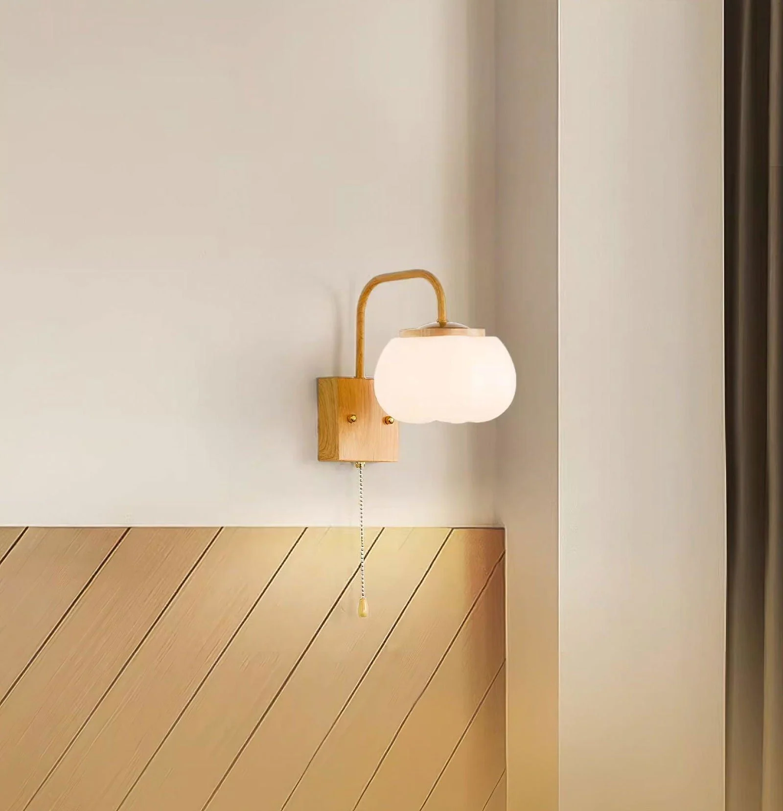 Homeko Pumpkin Wall Lamp -