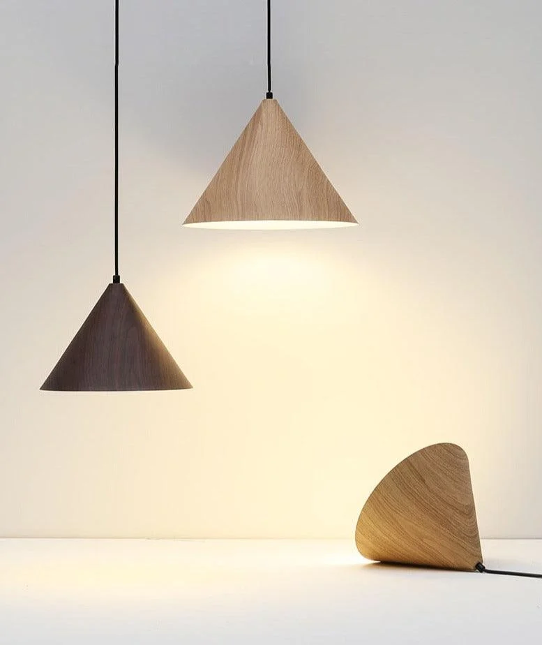 Homeko Pyramid-Shaped Pendant Light -