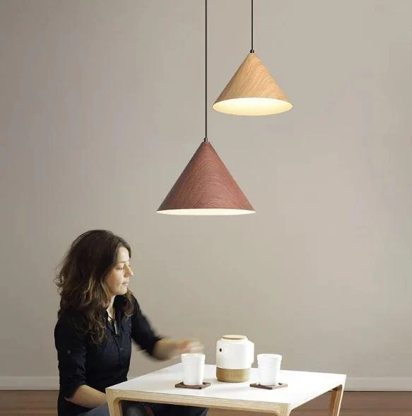 Homeko Pyramid-Shaped Pendant Light -