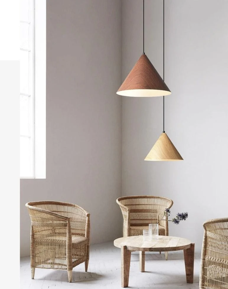 Homeko Pyramid-Shaped Pendant Light -