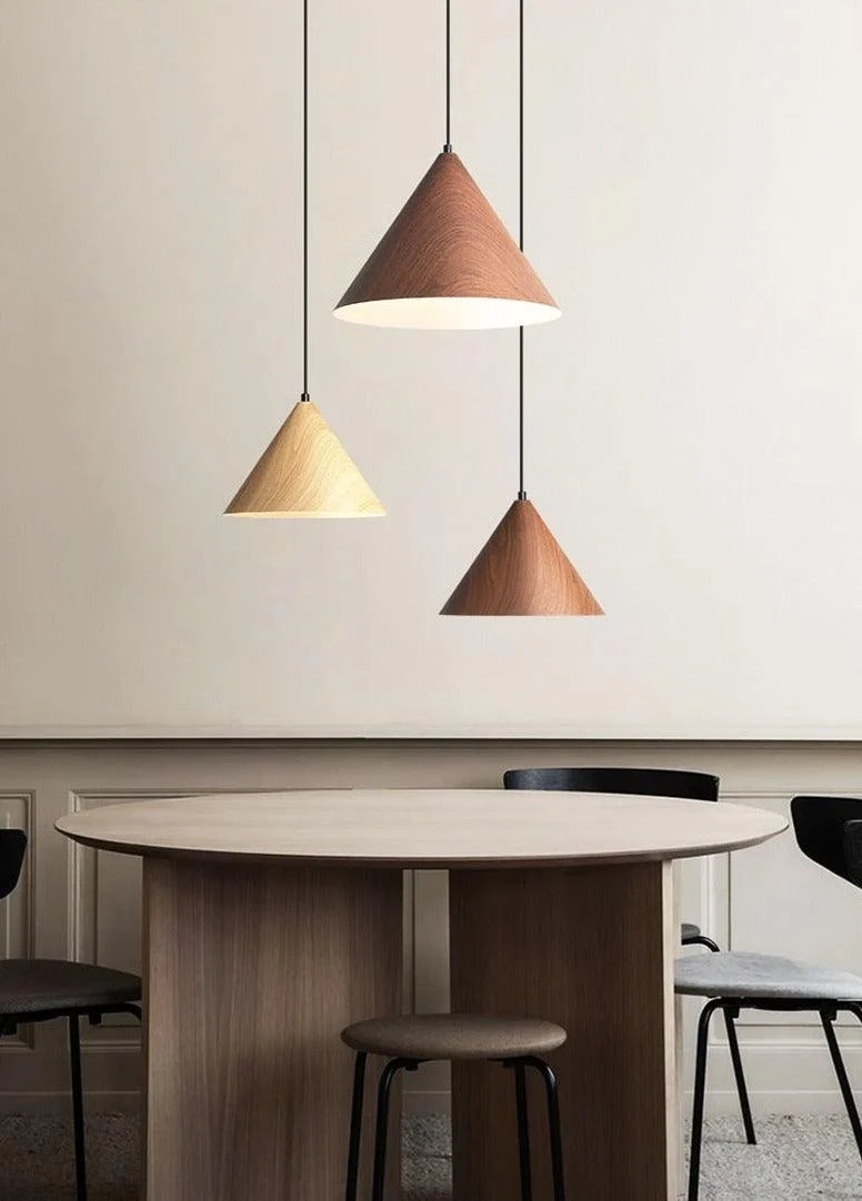 Homeko Pyramid-Shaped Pendant Light -