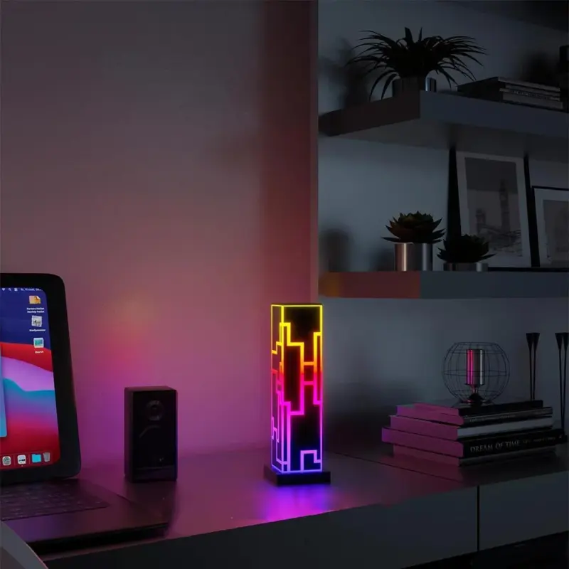 Homeko RGB Cube Tower Gaming Setup Accessory