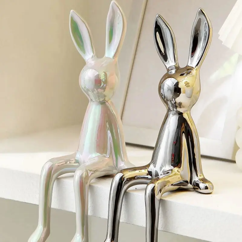Homeko Rabbit Shelf Decor Statue
