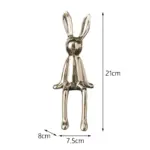 Homeko Rabbit Shelf Decor Statue