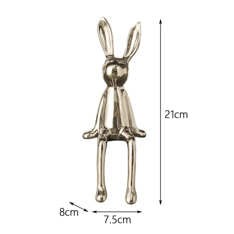 Homeko Rabbit Shelf Decor Statue
