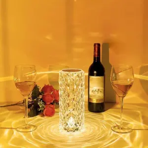 Homeko Rechargeable LED Crystal Table Lamp