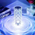 Homeko Rechargeable LED Crystal Table Lamp