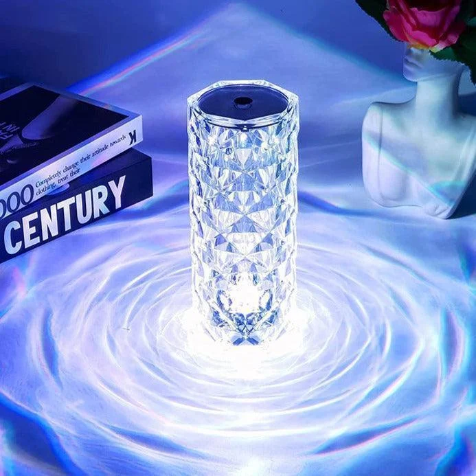 Homeko Rechargeable LED Crystal Table Lamp -