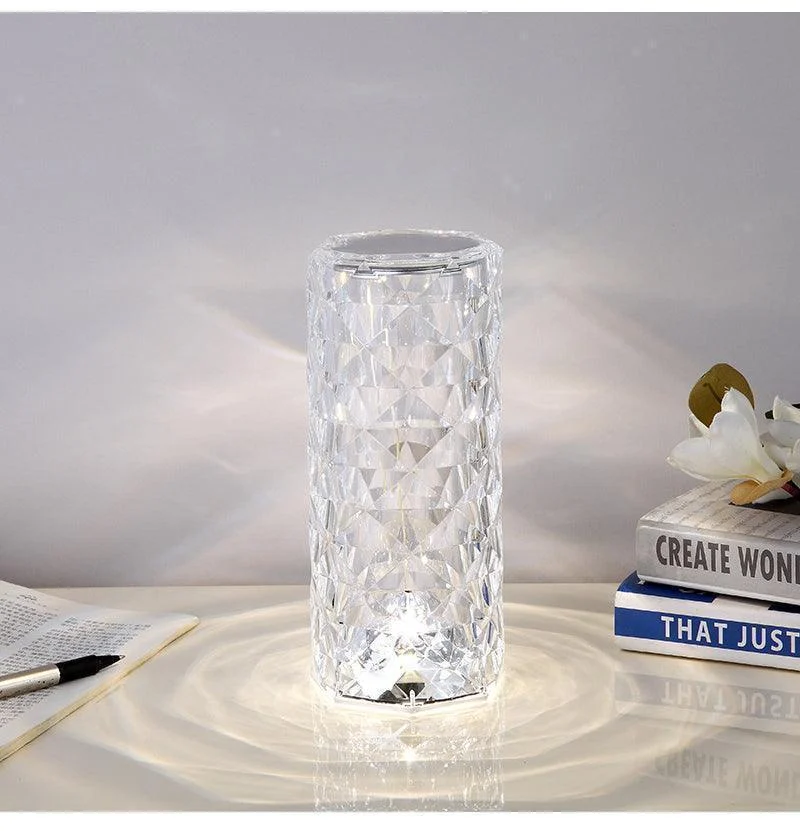 Homeko Rechargeable LED Crystal Table Lamp -