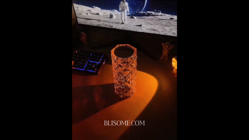 Homeko Rechargeable LED Crystal Table Lamp