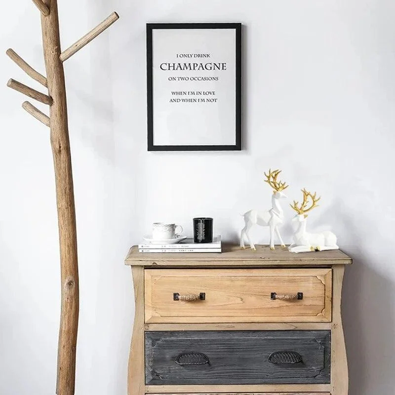 Homeko Reindeer Statue Shelf Decor Set -