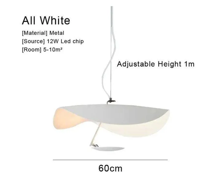 Homeko Replica Design Flying Saucer Hat Pendant Lamp -