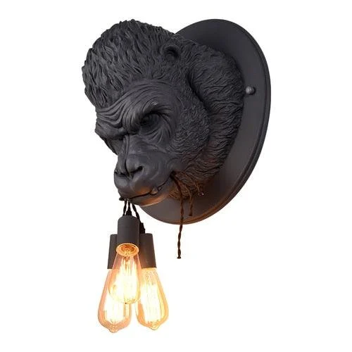 Homeko Resin King Kong Gorilla Wall Lamp -