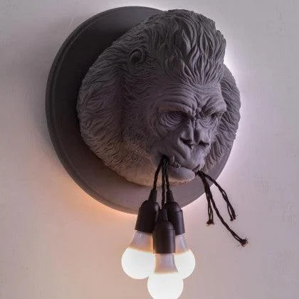 Homeko Resin King Kong Gorilla Wall Lamp -