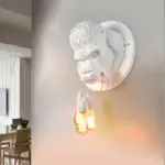 Homeko Resin King Kong Gorilla Wall Lamp