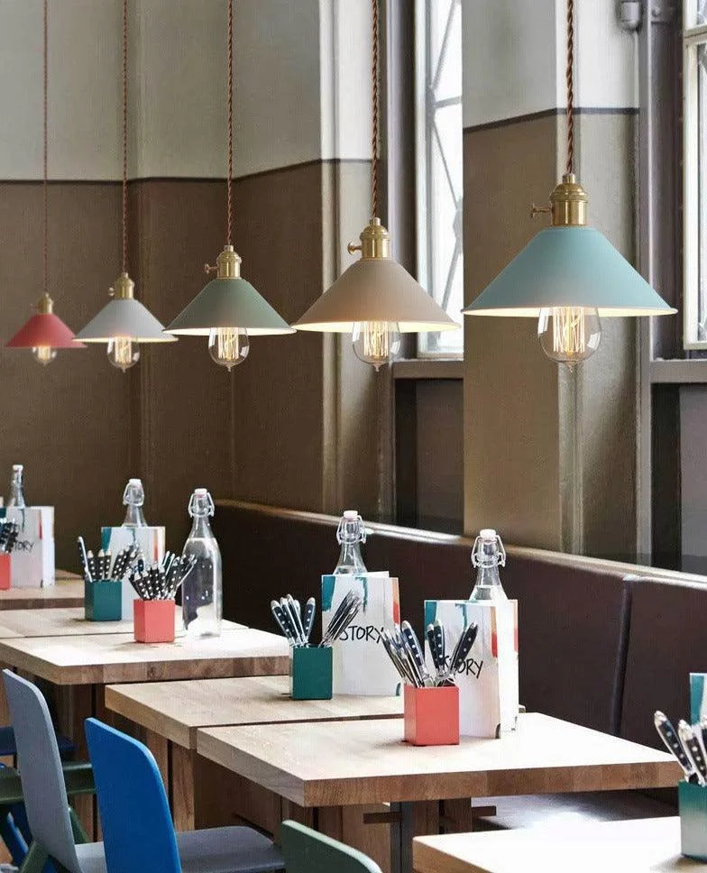 Homeko Retro Plated Pendant Lights -