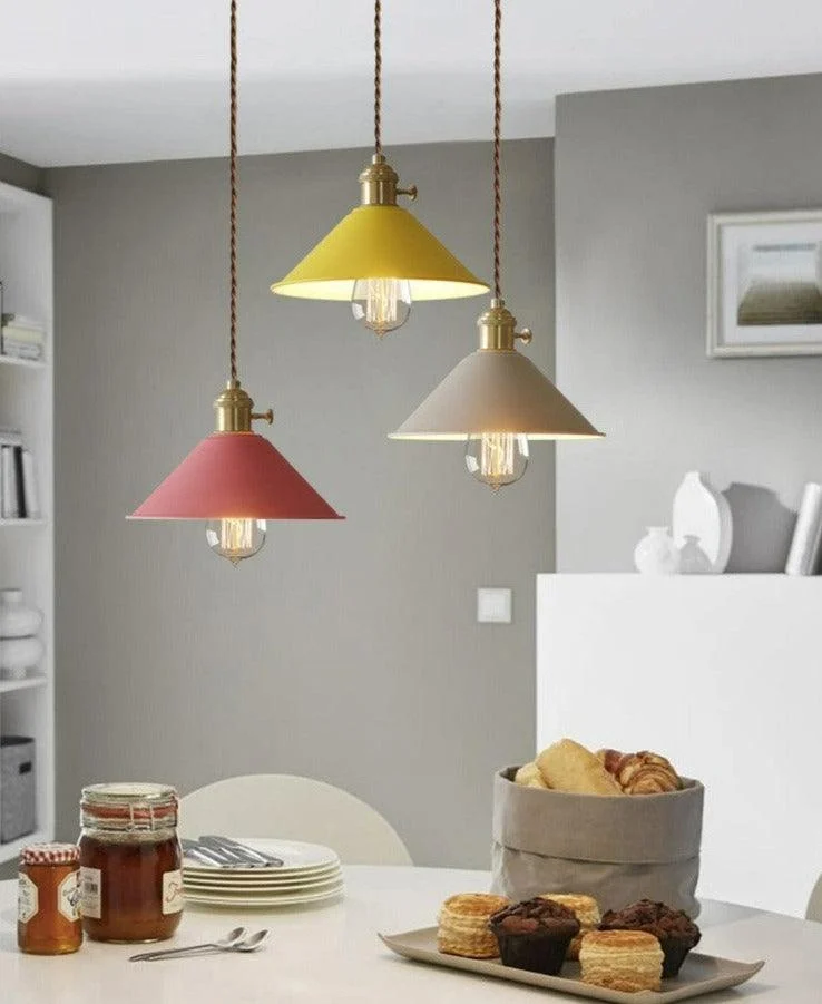 Homeko Retro Plated Pendant Lights -