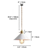 Homeko Retro Plated Pendant Lights