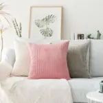 Homeko Ribbed Pillow Cover Set
