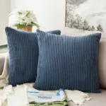 Homeko Ribbed Pillow Cover Set