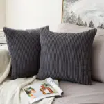 Homeko Ribbed Pillow Cover Set