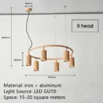 Homeko Ring Chandeliers Spotlights
