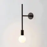 Homeko Rod Glass Bulb Wall Light