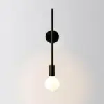 Homeko Rod Glass Bulb Wall Light