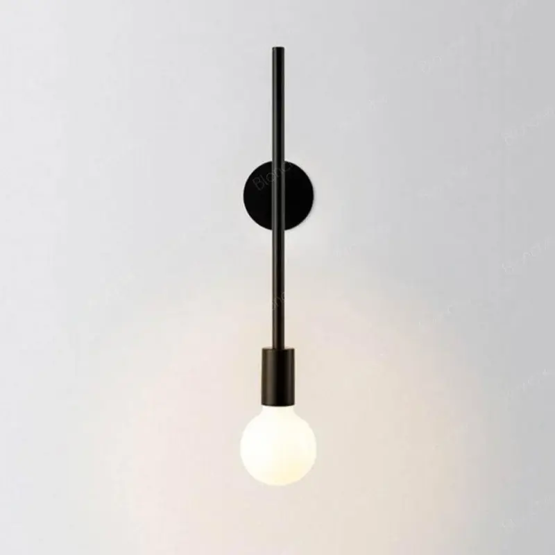 Homeko Rod Glass Bulb Wall Light