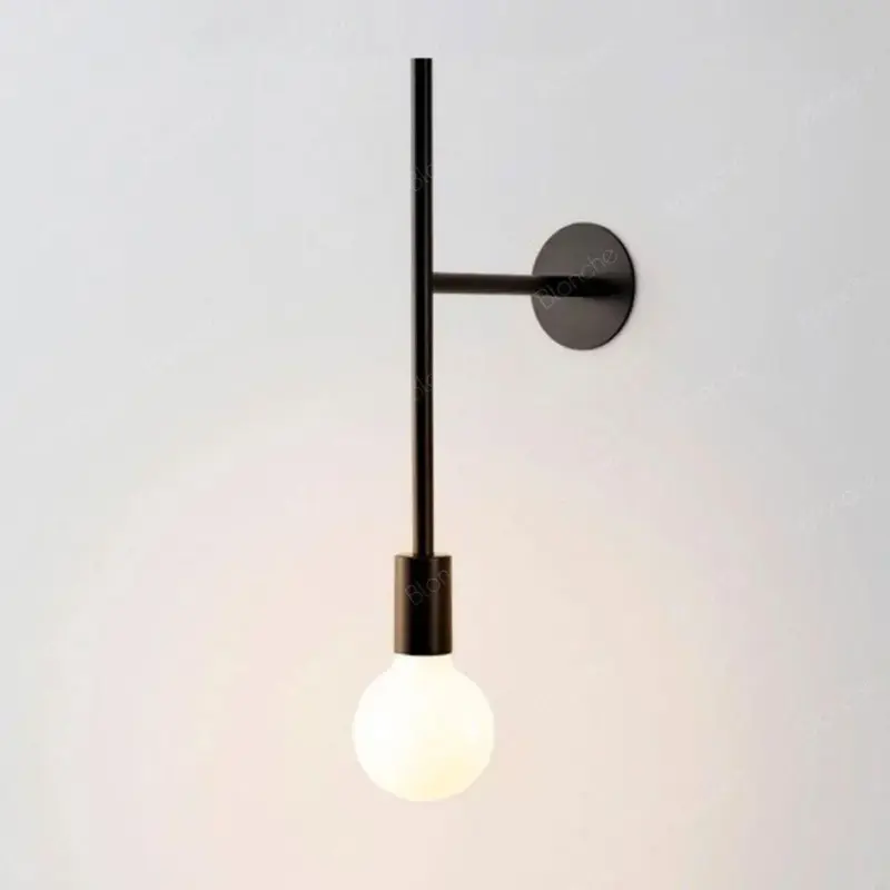 Homeko Rod Glass Bulb Wall Light