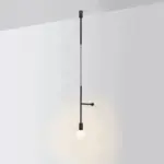 Homeko Rod Glass Bulb Wall Light
