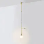 Homeko Rod Glass Bulb Wall Light